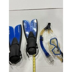 U.S. Divers Molokini Blue Youth 4+ Size 1-4, Mask,  Snorkel, Mask, Fins.SKU45